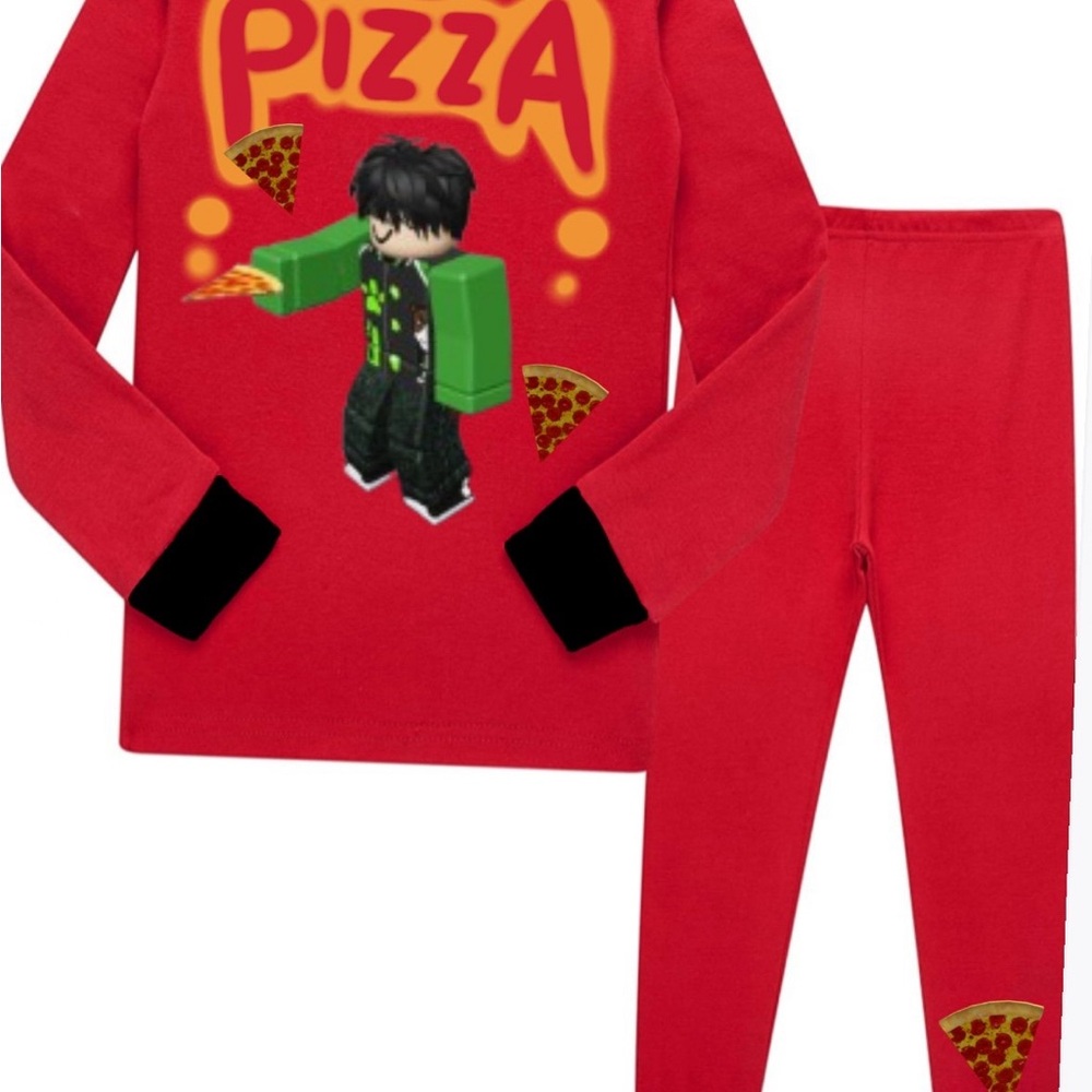 Roblox Kids Pajamas Pizza Boys